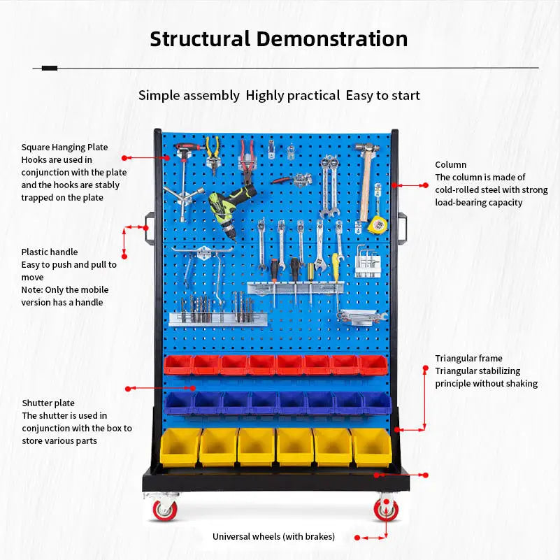 High Quality Workbench Tool Cabinet Sets Wall Mounted Tool Cabinet Hardware Tools Hangers Accessories