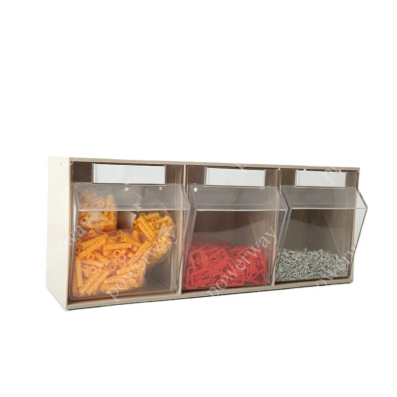 Tilt Stable Bins  Spare Parts and Hardware Tools Storage Warehouse Bin Box