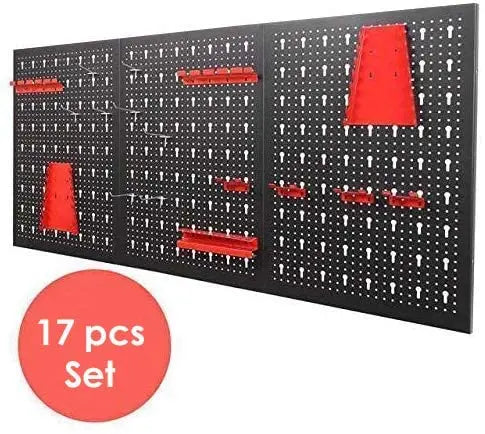 Hardware Tools Storage Household Tool Set Wholesale Tool Panel Accessories Pegboard Display Pegboard Wall Metal Wall Mount 6kgs