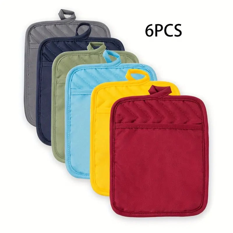 [High Temperature Resistant] Baking Kitchen Oven Gloves | 4pcs/6pcs | High Temperature Resistant | Anti-Scalding, Microwave Oven Insulation | Baking