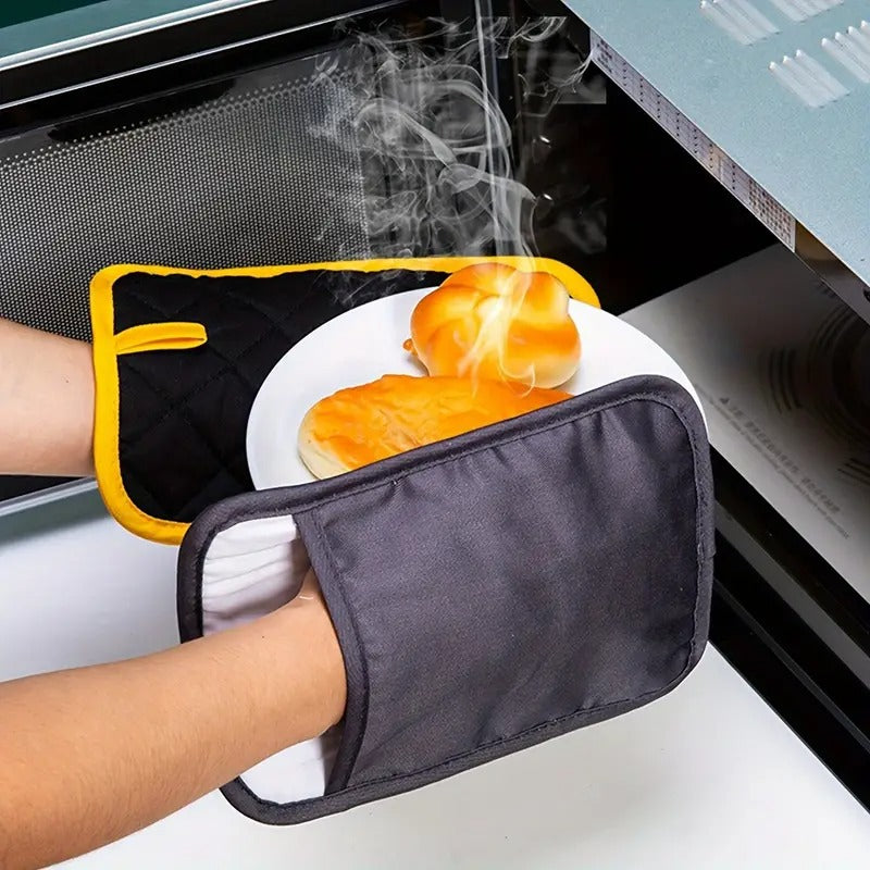 [High Temperature Resistant] Baking Kitchen Oven Gloves | 4pcs/6pcs | High Temperature Resistant | Anti-Scalding, Microwave Oven Insulation | Baking