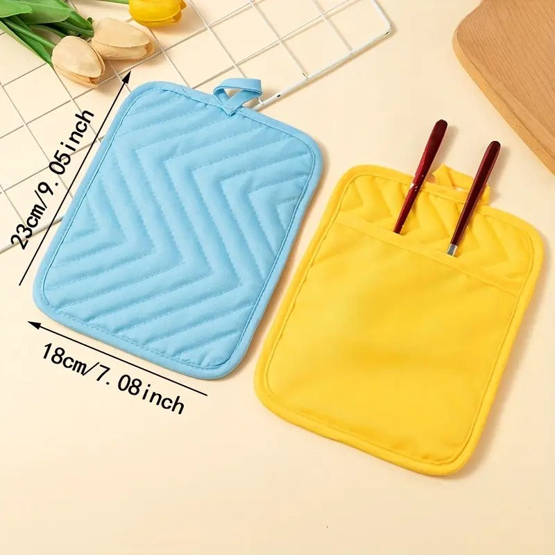 [High Temperature Resistant] Baking Kitchen Oven Gloves | 4pcs/6pcs | High Temperature Resistant | Anti-Scalding, Microwave Oven Insulation | Baking