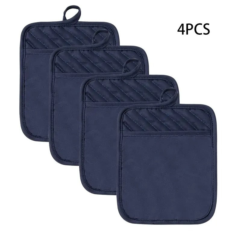 [High Temperature Resistant] Baking Kitchen Oven Gloves | 4pcs/6pcs | High Temperature Resistant | Anti-Scalding, Microwave Oven Insulation | Baking
