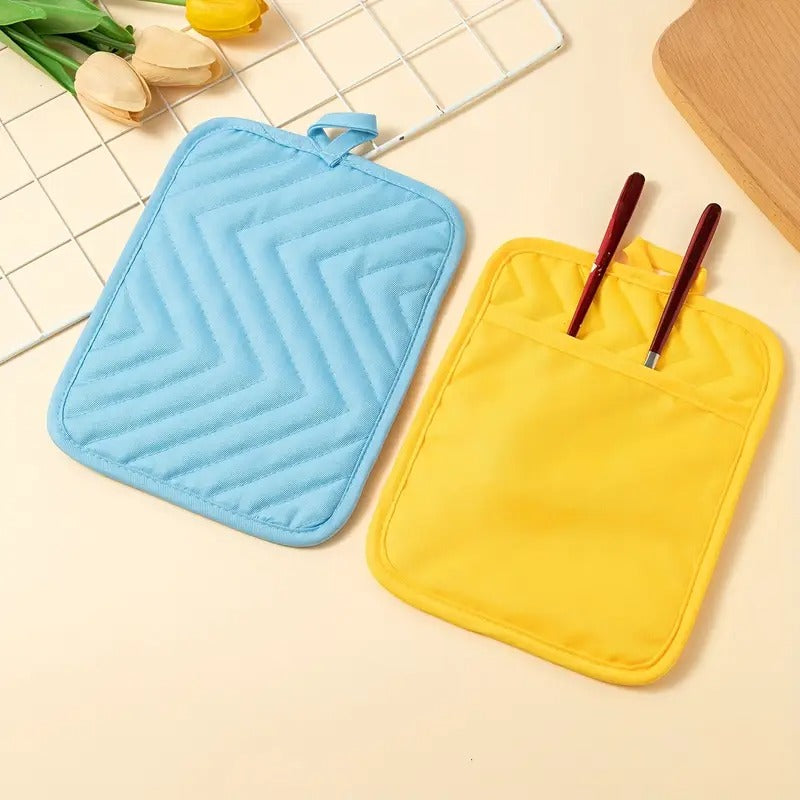 [High Temperature Resistant] Baking Kitchen Oven Gloves | 4pcs/6pcs | High Temperature Resistant | Anti-Scalding, Microwave Oven Insulation | Baking